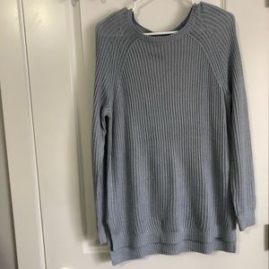 GARAGE KNIT LIGHT BLUE SWEATER - SIZE LARGE